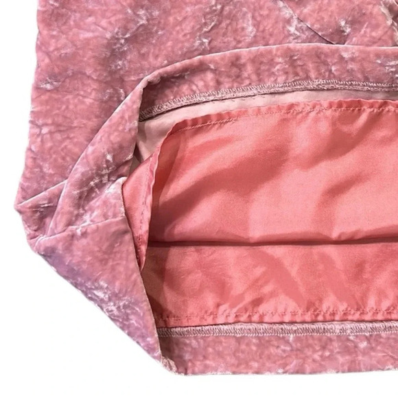 J. Crew Pink Velvet Ruffle Cami Tank Top Size XS - Picture 8 of 11